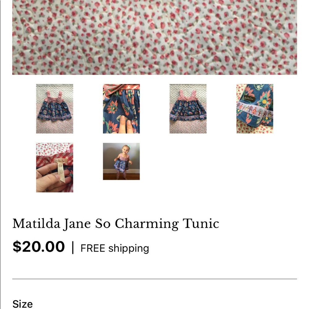 Matilda Jane So Charming tunic and ruffle pants - Picture 3 of 3